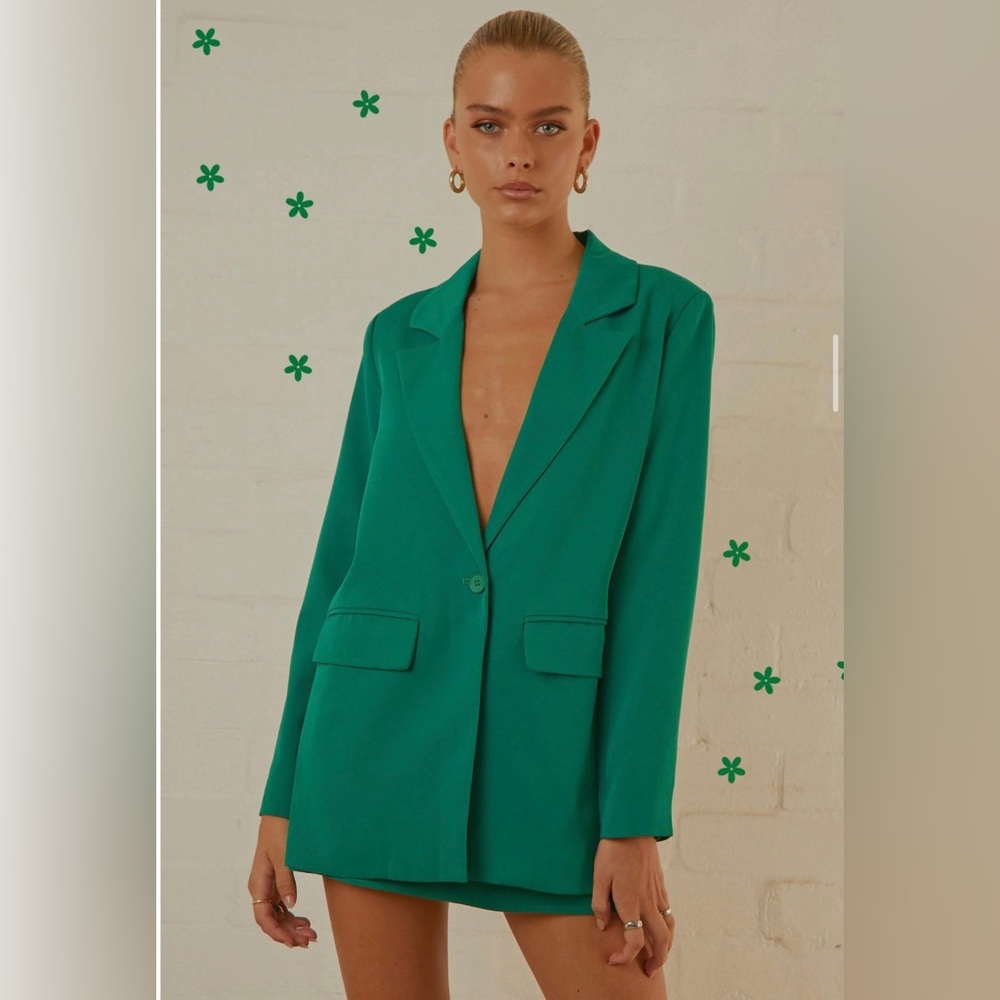 Green blazer